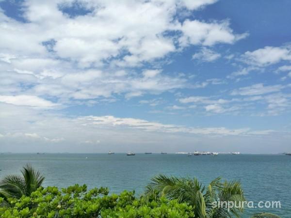 セントーサ島　パラワンビーチ　おすすめ　できること　泳げる　砂浜