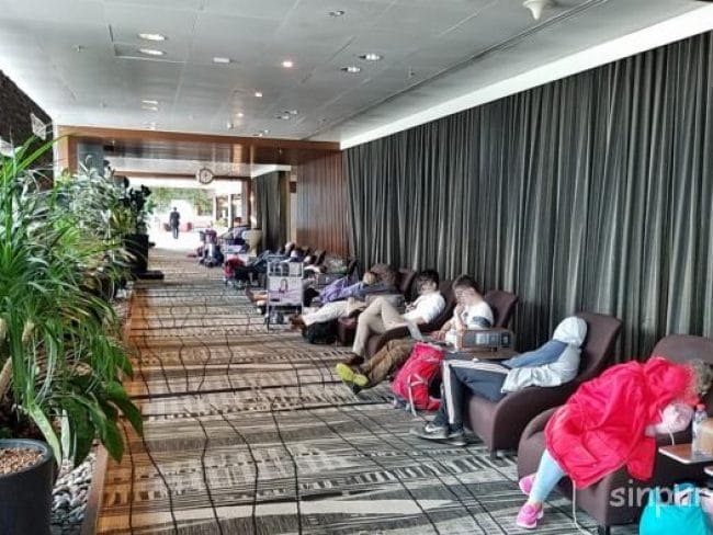 シンガポール チャンギ空港 ターミナル3 仮眠