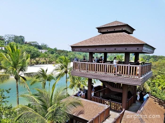 セントーサ島　パラワンビーチ　おすすめ　できること　泳げる　砂浜