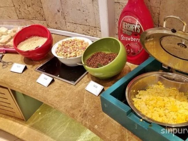 シャングリララサセントーサ　朝食　ブログ