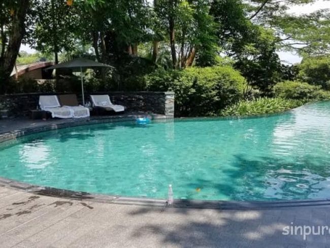 セントーサ島　カペラホテルシンガポール　プール　子連れ　ブログ