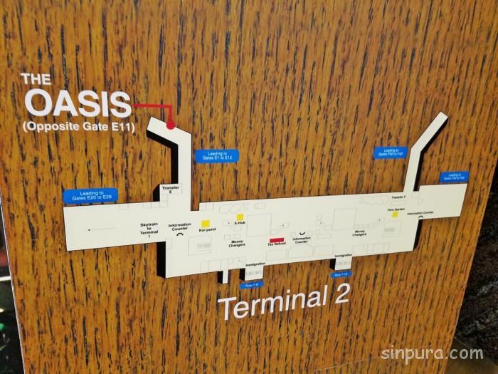 チャンギ空港　仮眠　ターミナル２　無料