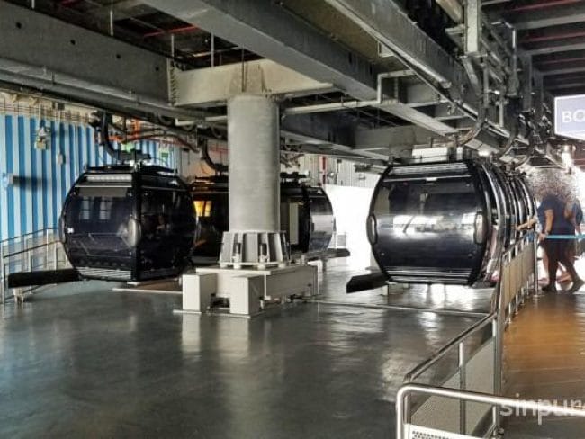 シンガポール マウントフェーバー公園 ケーブルカー