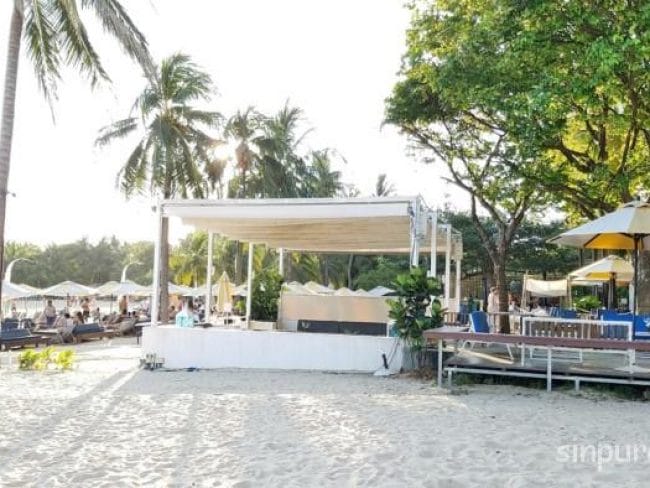 シンガポール シロソビーチ セントーサ島 ビーチ おすすめ 泳げる 砂浜