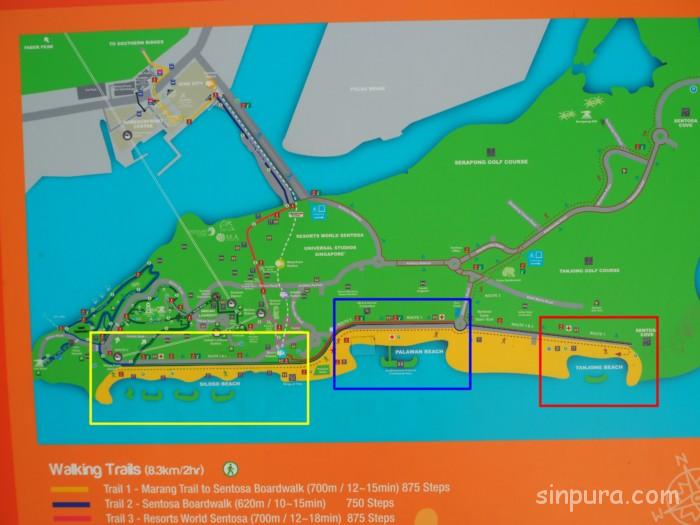 シンガポール シロソビーチ セントーサ島 ビーチ おすすめ 泳げる 砂浜