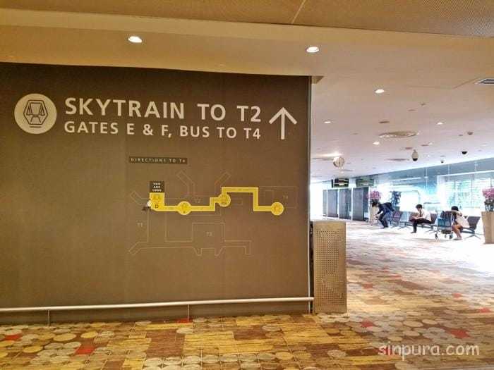 チャンギ空港 スカイトレイン ターミナル1