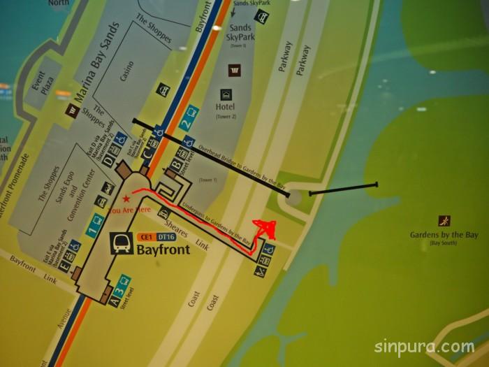 ガーデンズバイザベイ　行き方　駅　料金　チケット　所要時間