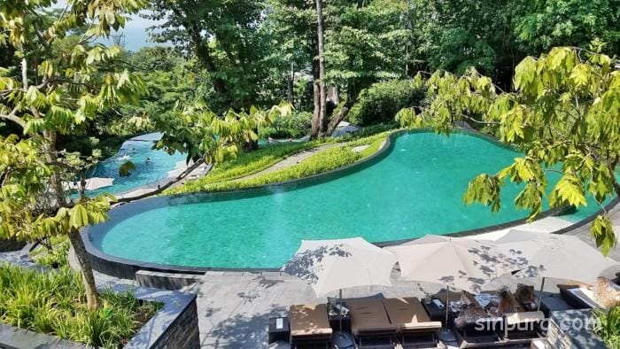 セントーサ島　カペラホテルシンガポール　宿泊記　プール　子連れ　ブログ