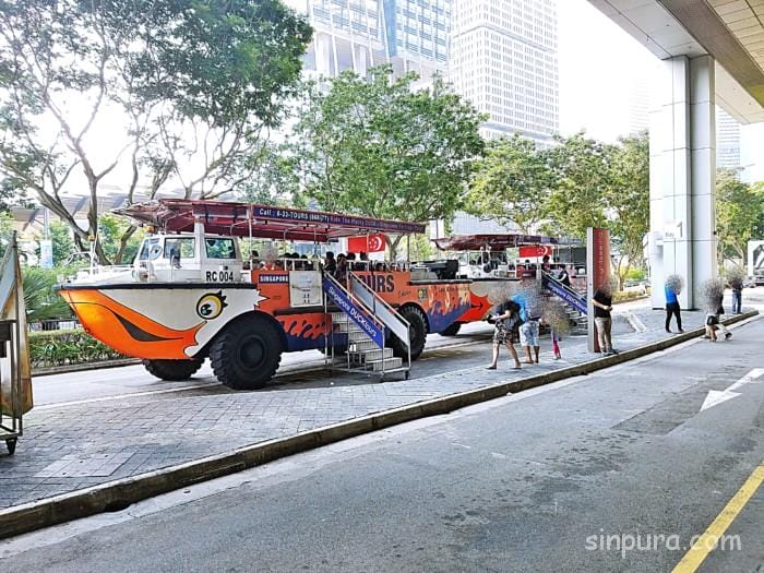 シンガポール　水陸両用バス　料金　ブログ