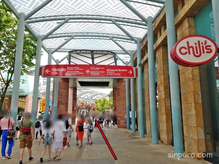 ユニバーサルスタジオシンガポール USS 行き方