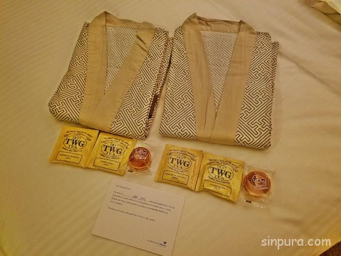 マリーナベイサンズ　アメニティ　種類　持ち帰り