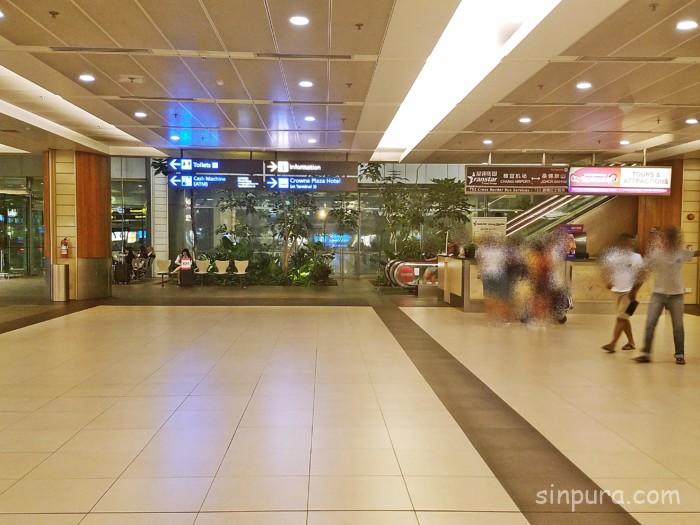 シンガポール　チャンギ空港　ターミナル２　タクシー乗り場