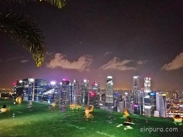 マリーナベイサンズ　プール　入り方　子供