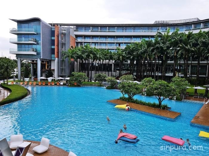 シンガポール ホテル プール おすすめ 子供 スライダー 砂浜 屋上