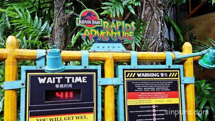 ユニバーサルスタジオシンガポール USS 混雑　待ち時間