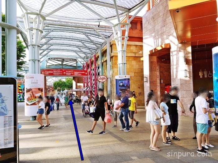 セントーサ島 帰り方 電車 徒歩 バス