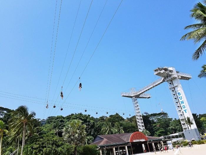 セントーサ島 バンジー 料金 AJハケット ジャイアントスイング アクティビティ