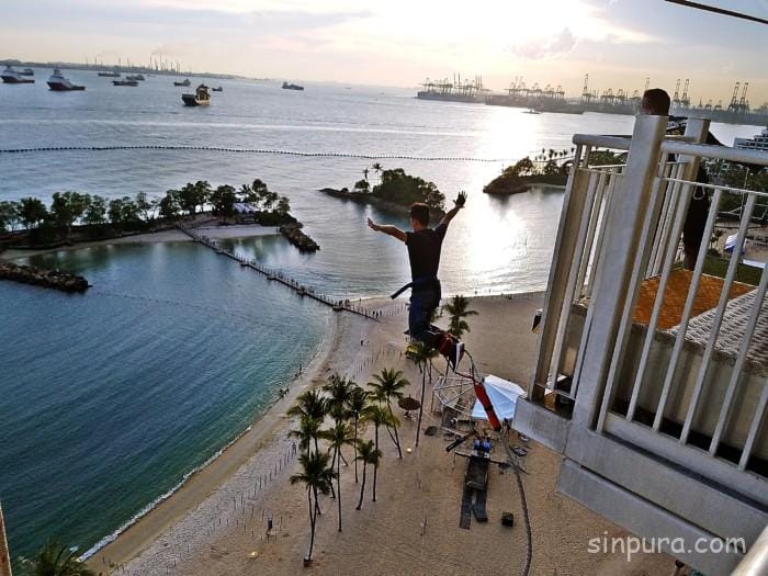 セントーサ島 バンジー 料金 AJハケット ジャイアントスイングアクティビティ