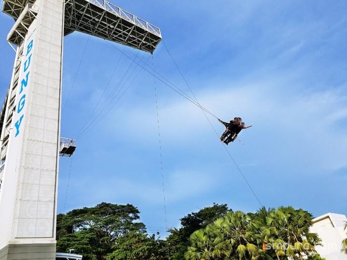 セントーサ島 バンジー 料金 AJハケット ジャイアントスイングアクティビティ
