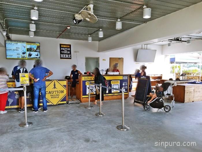 セントーサ島 バンジー 料金 AJハケット ジャイアントスイング アクティビティ