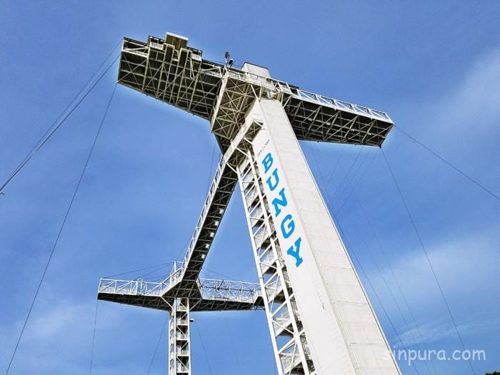 セントーサ島 バンジー 料金 AJハケット ジャイアントスイングアクティビティ