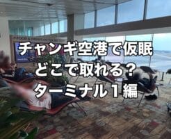 チャンギ空港 ターミナル1 仮眠 無料