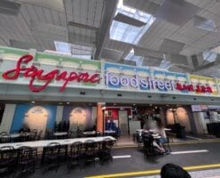 チャンギ空港 ターミナル3 フードコート ご飯