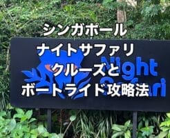 シンガポール　ナイトサファリ　クルーズ　ボートライド