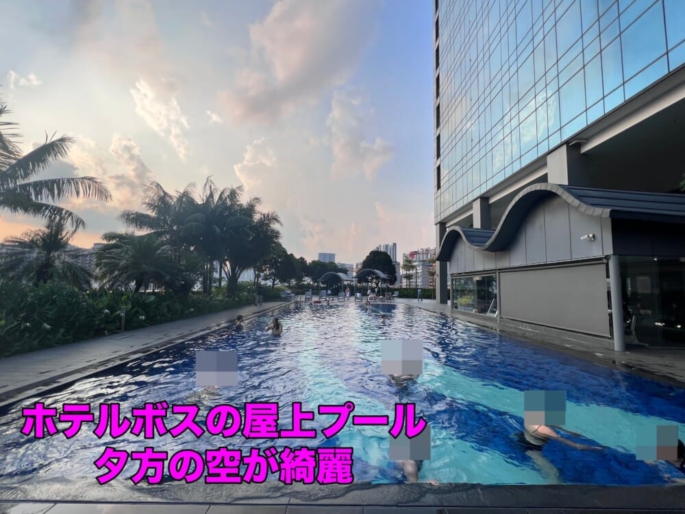 ホテルボス　プール　シンガポール