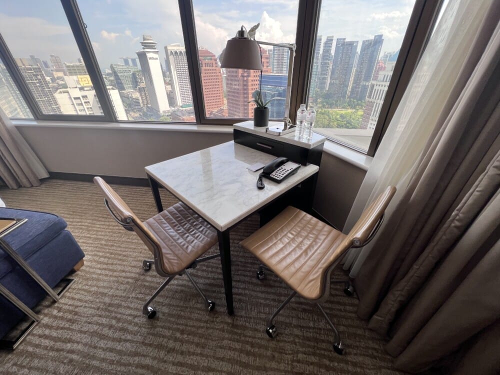 マリオットシンガポール　部屋　アップグレード